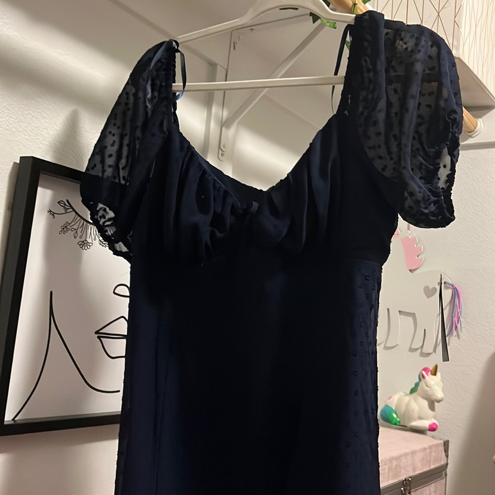 Blue navy dress